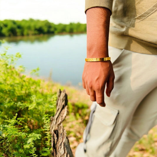 Gold-Plated "Ram" Bracelet